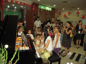 北京盛世雅歌琴行望京分店舉辦雅馬哈鋼琴展示活動(dòng)