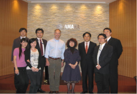 雅馬哈藝術家來我司訪問交流