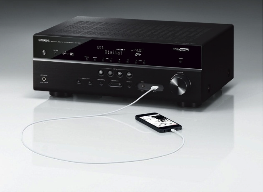 新款上市:RX-V577,雅馬哈7.2聲道數碼家庭影院收音擴音機