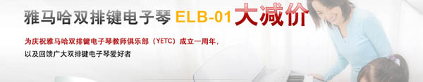 雅馬哈雙排鍵電子琴ELB-01大減價！ 