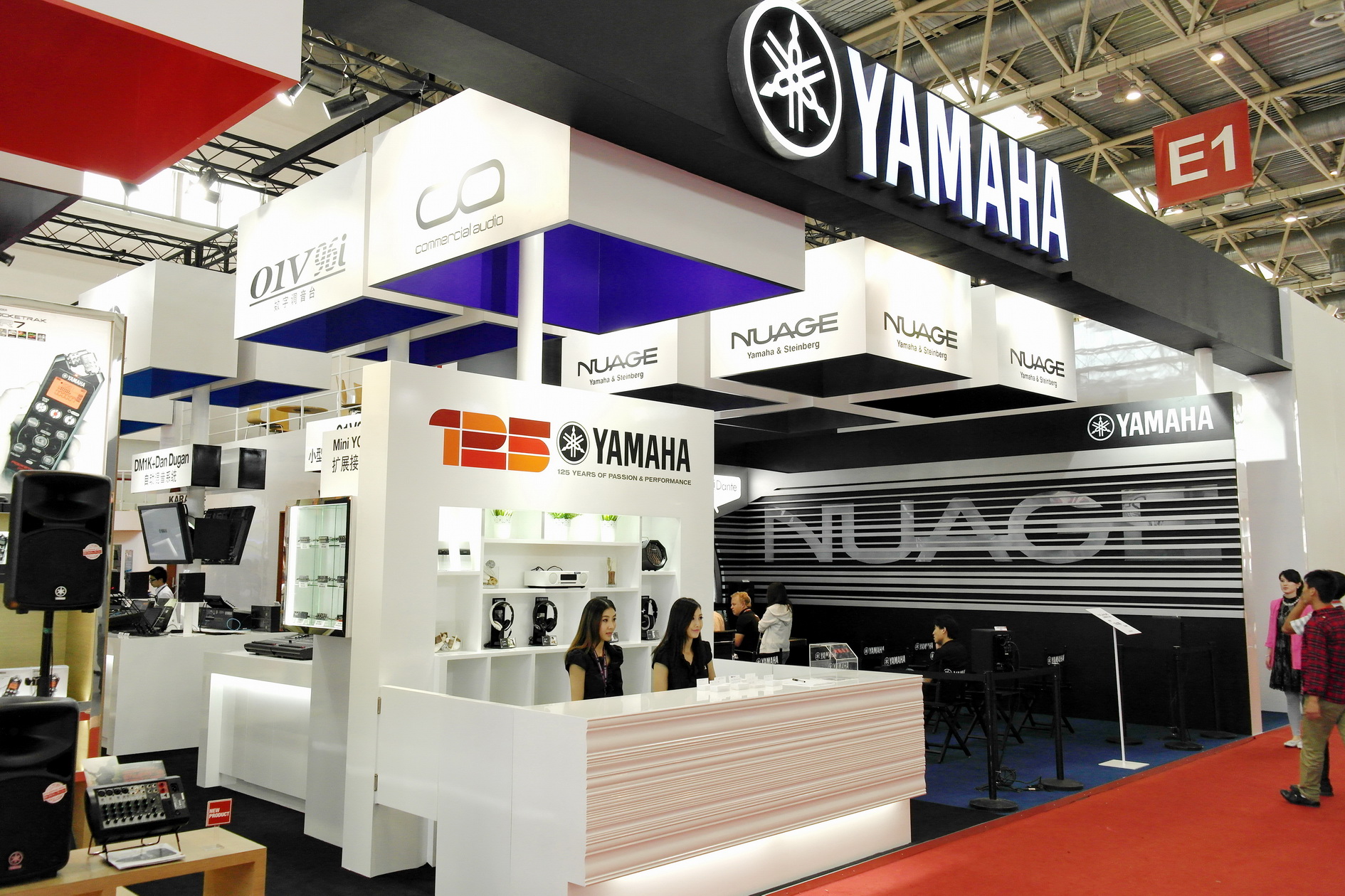 雅馬哈專業音響新產品亮相PALM EXPO 2013展會 
