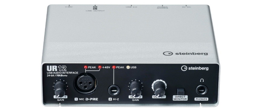 兼容iPad/Mac/PC，實(shí)現(xiàn)高品質(zhì)錄音的Steinberg USB音頻接口UR12發(fā)布