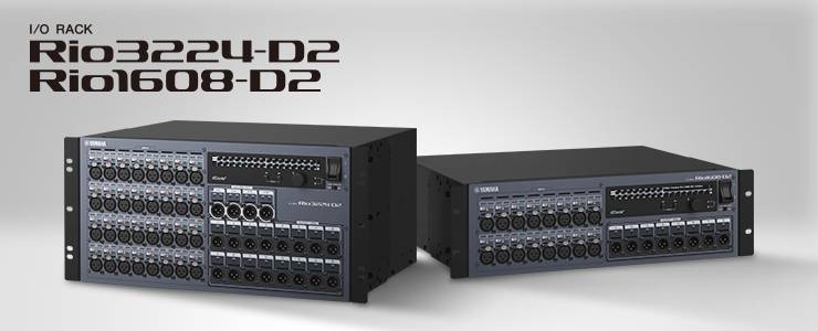 全新 Rio3224-D2 和 Rio1608-D2 Dante I/O 接口箱全面升級音質、可靠性以及可視化體驗