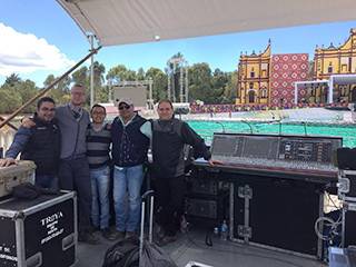 RIVAGE PM10 在墨西哥——雅馬哈墨西哥公司為教皇到訪提供擴聲