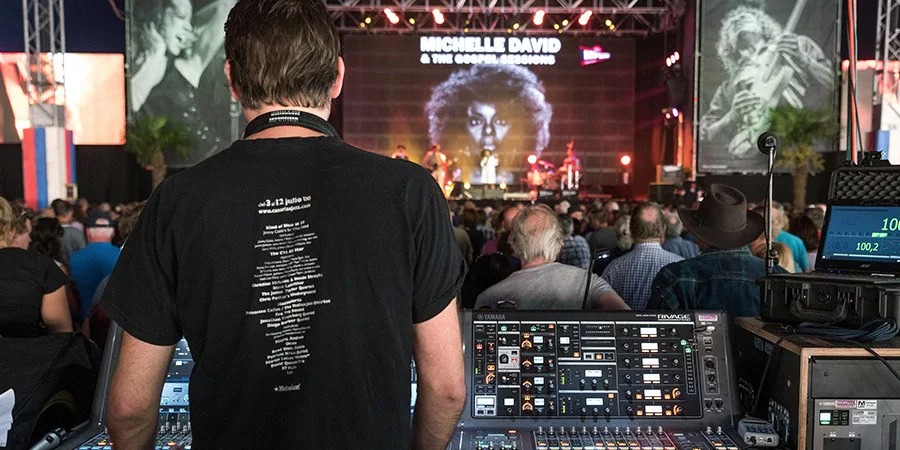 Raalte音樂節上的雅馬哈RIVAGE PM10