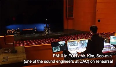 韓國大田藝術中心內的雅馬哈RIVAGE PM10