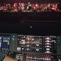 卡雷拉斯巴西巡演中的雅馬哈RIVAGE PM10