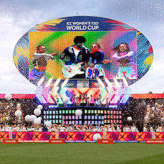 RIVAGE PM系列被用于悉尼展覽場體育場舉行的第七屆T20女子板球世界杯開幕式