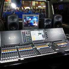 佛山電視臺 “你好，佛山” 跨年晚會——CL數字調音臺系統運用于跨年晚會露天演出直播