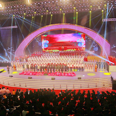 深圳灣體育中心——CL5數字調音臺應用于國慶歌詠大會大型演出