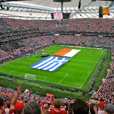 2012 UEFA 歐洲杯足球賽——數字調音臺CL5與M7CL全程參與所有8個場館的現場混音以及轉播工作