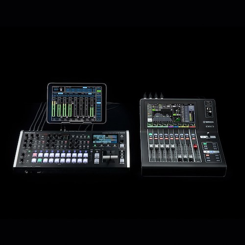 雅馬哈DM3系列與羅蘭V-160HD實現無縫集成，將音頻與視頻控制更緊密地結合，為大型活動提供更強大的控制能力